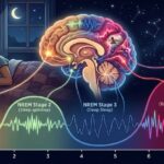 cerveau et cycles du sommeil illustrés